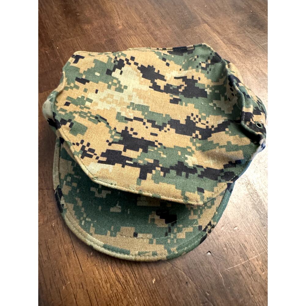 Marine Corps. cover garrsion marpat woodland hat unisex small